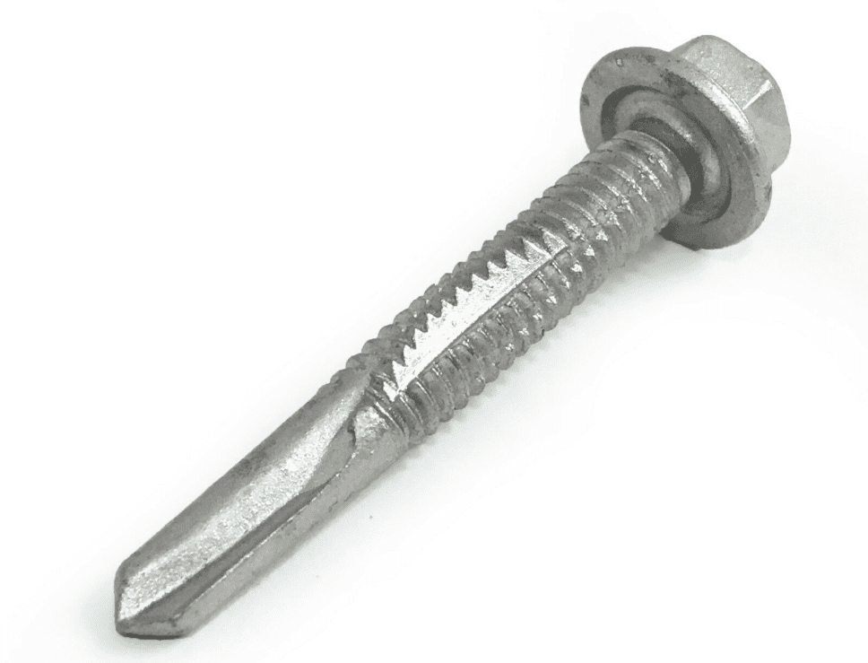 Timco 5.5x38mm Roofing Self Drilling Hex Head Tek Screws Heavy Section Steel