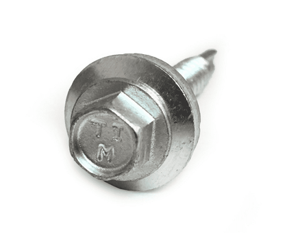 Timco 5.5x38mm Roofing Self Drilling Hex Screws Washer Light Section Steel