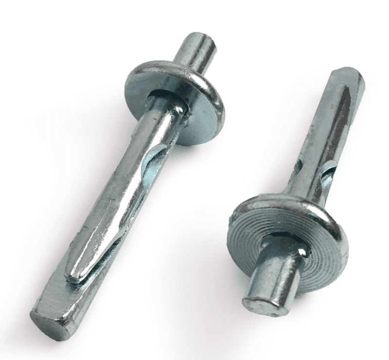 Timco 6X40mm Steel Ceiling Anchors Hammer Set Wood Concrete Masonry Box Of 100