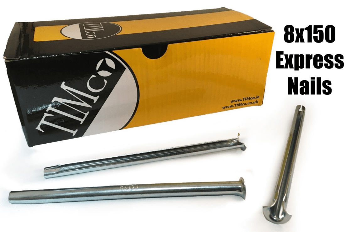 Timco 8X150mm Express Nails Anchor Masonry Brick Timber Frames Box Of 50