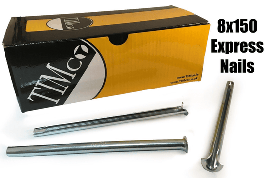 Timco 8X150mm Express Nails Anchor Masonry Brick Timber Frames Box Of 50