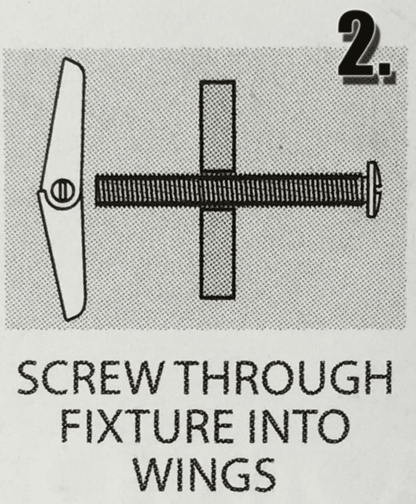 Timco Bags Of Plasterboard Spring Toggle Wall Anchors & Bolts Hollow Cavity