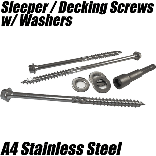 Timco Index 6.7mm A4 Stainless Steel Hex Head Timber Decking Screw