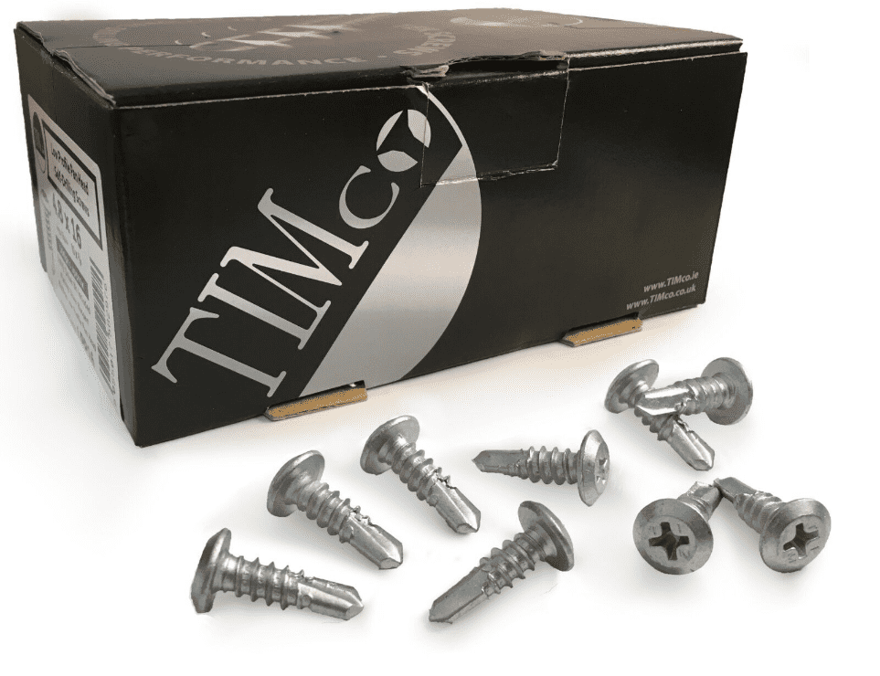Timco Low Profile Pan Head Self Drilling Metal Framing Screws 4.8X16mm