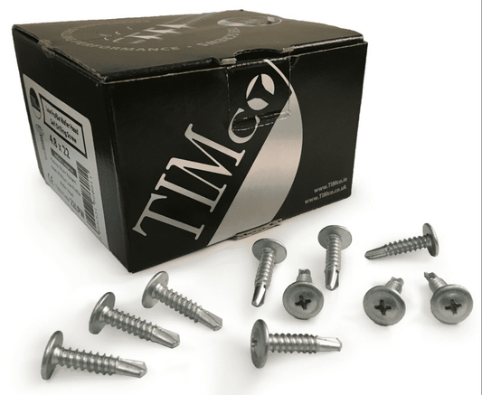 Timco Low Profile Wafer Head Self Drilling Metal Framing Screws 4.8X22mm