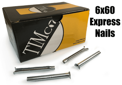 Timco M6 M8 Express Nails Metal Anchor Masonry Brick Timber Frames Fitting