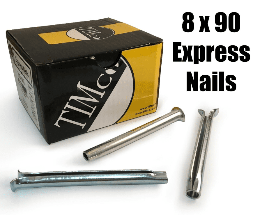 Timco M6 M8 Express Nails Metal Anchor Masonry Brick Timber Frames Fitting