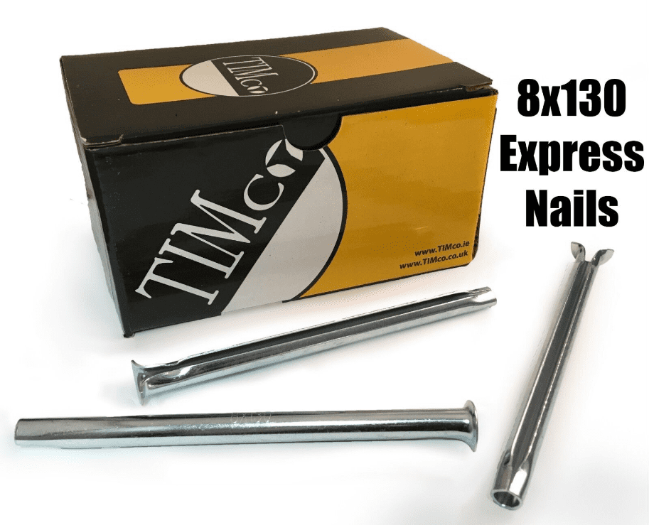 Timco M6 M8 Express Nails Metal Anchor Masonry Brick Timber Frames Fitting