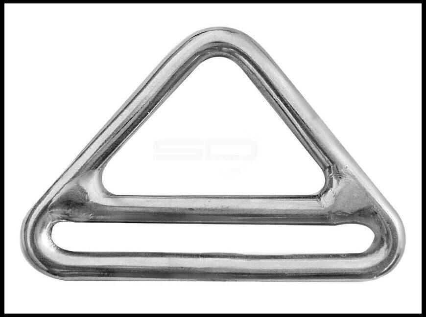 Triangle Delta Rings A4 316 Marine Stainless Steel Welded Polished M4 M5 M6 M8