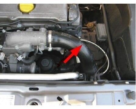 Turbo Engine Intercooler Hose Pipe for Vauxhall Vectra C Signum 2.0 2.2 Dti