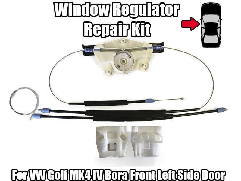 VW Golf Mk4 IV Bora Window Regulator Repair Kit Front Left