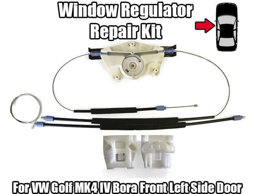 VW Golf Mk4 IV Bora Window Regulator Repair Kit Front Left