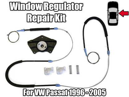 VW Passat B5 Skoda Superb Window Regulator Repair Kit Front Right