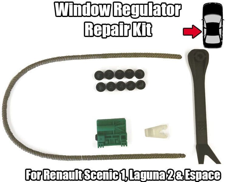 Window Regulator Clips Tool Kit for Renault Scenic Laguna Rear Left