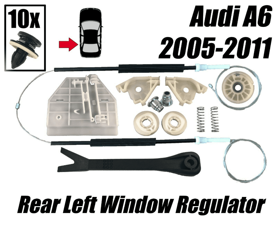 Window Regulator Kit For Audi A6 2005-2011 Rear Left Side 9951-C