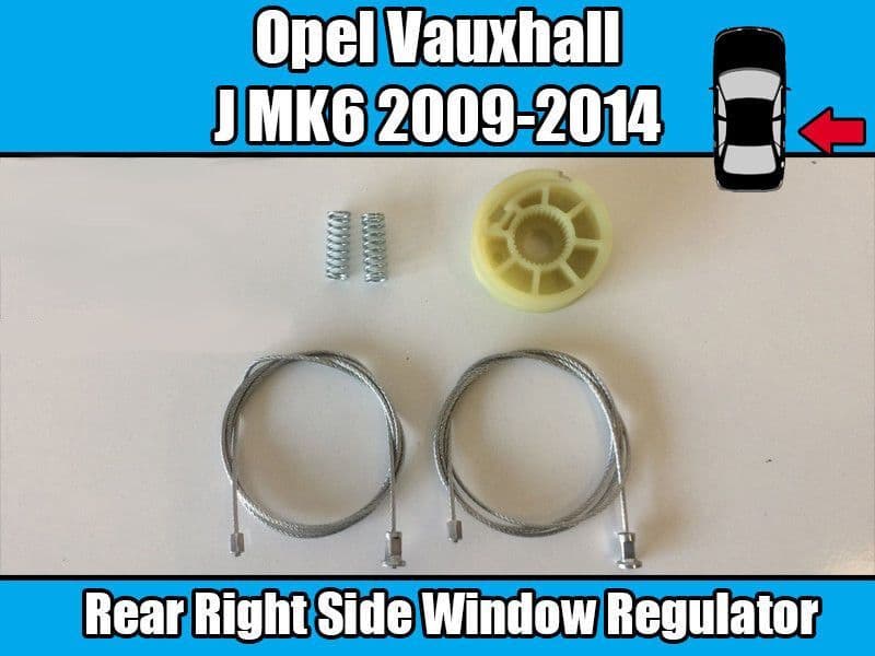 Window Regulator Kit for Opel Vauxhall Astra J Mk6 2009-2014 Rear Right