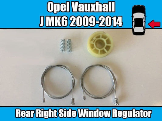 Window Regulator Kit for Opel Vauxhall Astra J Mk6 2009-2014 Rear Right