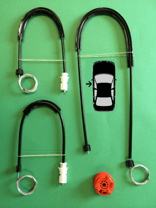 Window Regulator Kit for Renault Megane 2 Front Left Door Cabriolet Convertible