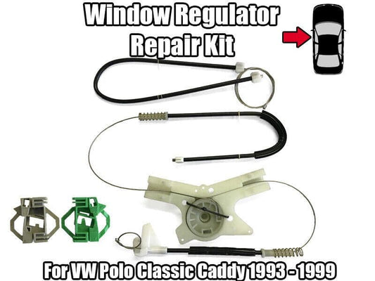 Window Regulator Kit for VW Polo Classic Caddy 93-99 Front Left Side