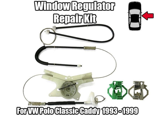 Window Regulator Kit for VW Polo Classic Caddy 93-99 Front Right Side