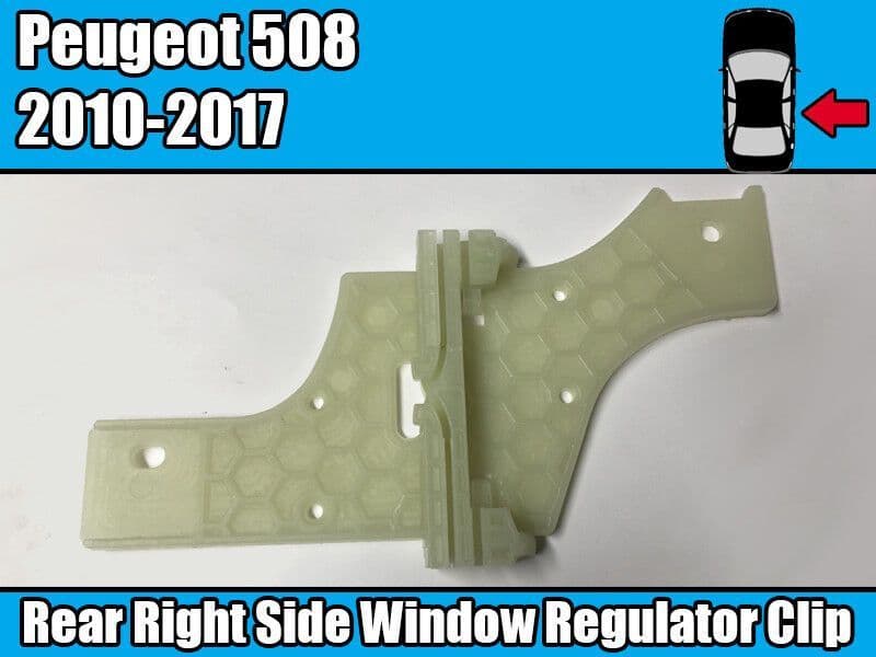 Window Regulator Repair Clip for Peugeot 508 Saloon Rear Right Door ...