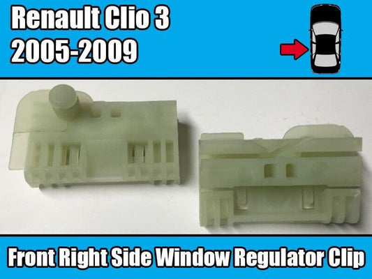 Window Regulator Repair Clips for Renault Clio 3 2005-2009 Rear Left Side Door