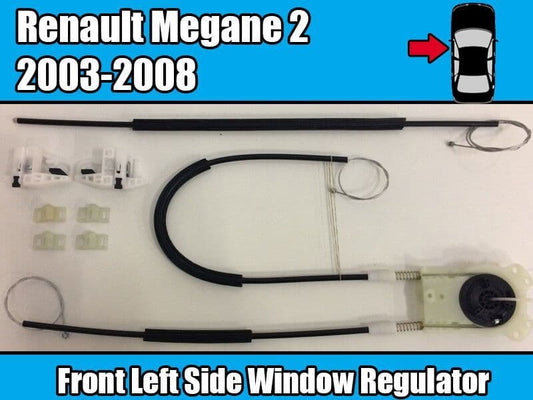 Window Regulator Repair Kir for Renault Megane 2 2003-2008 Front Left Side Door