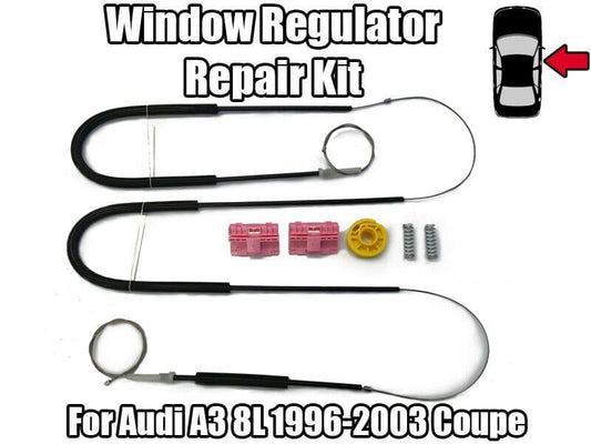 Window Regulator Repair Kit for Audi A3 8L Coupe 1996-2003  2 3 Door Front Right