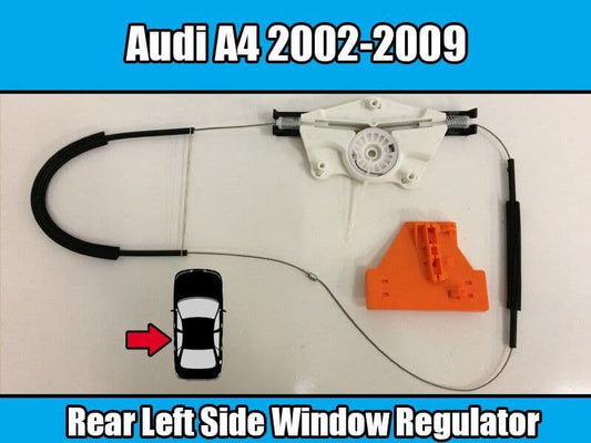 Window Regulator Repair Kit for Audi A4 2000-2008 Rear Left Side Door
