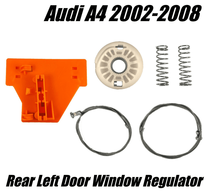 Window Regulator Repair Kit for Audi A4  Rear Left Door 2002-2008