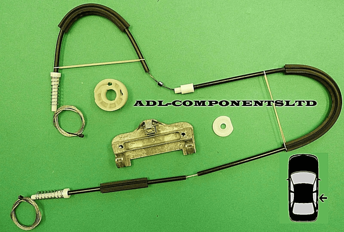Window Regulator Repair Kit for BMW 5 Series E39  Rear Right Door 1997-2003