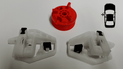 Window Regulator Repair Kit for Citroen Xsara  Front Left 1997-2000 Clips Wheel