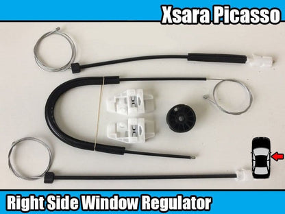 Window Regulator Repair Kit for Citroen Xsara Picasso Electric  Front Right Side