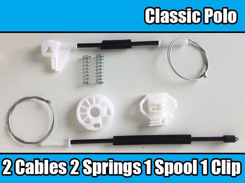 Window Regulator Repair Kit for Classic VW Polo 6Kv2  Rear Right Door
