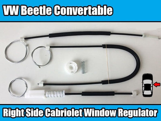 Window Regulator Repair Kit for New Bug Beetle Cabriolet Convertible Front Right