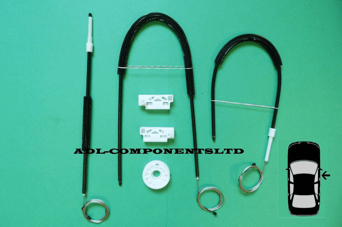 Window Regulator Repair Kit for Peugeot 307  Front Right 2001-2008
