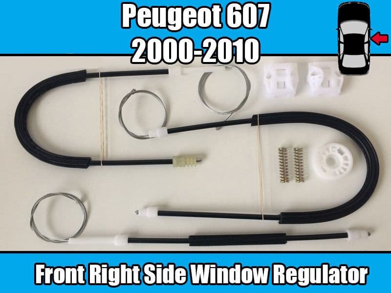 Window Regulator Repair Kit for Peugeot 607 2000-2010 Front Right Door