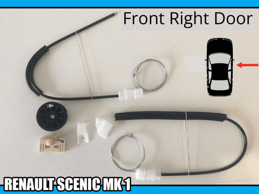Window Regulator Repair Kit for Renault Scenic Mk 1  Front Right Door 1999-2003