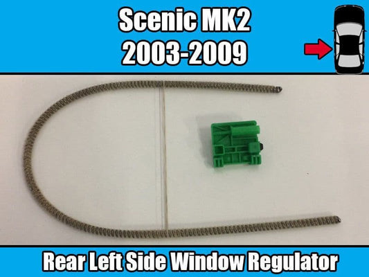 Window Regulator Repair Kit for Renault Scenic Mk2 2003-2009 Rear Left
