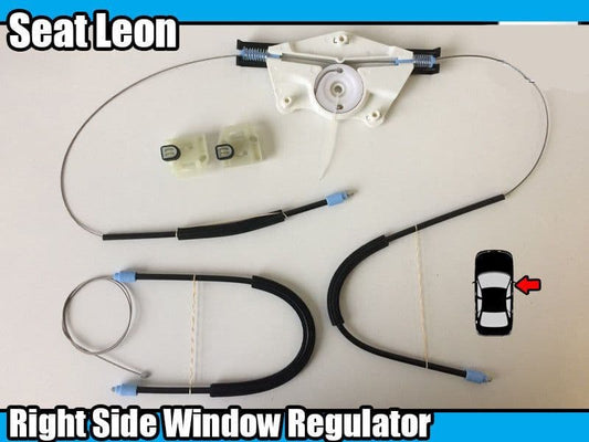 Window Regulator Repair Kit for SEAT Leon 1M1 Electric Front Right