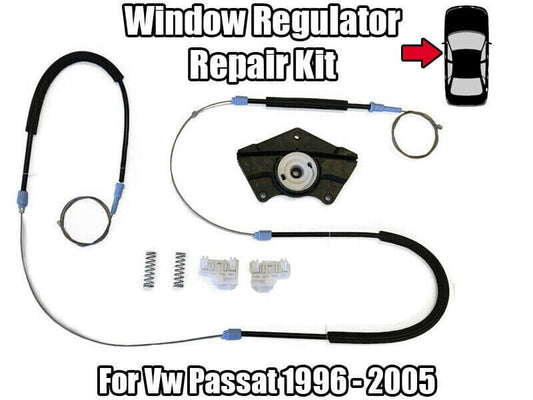 Window Regulator Repair Kit for VW Passat 1996-2005 Front Left
