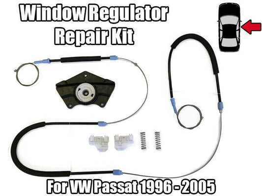 Window Regulator Repair Kit for VW Passat 1996-2005 Front Right