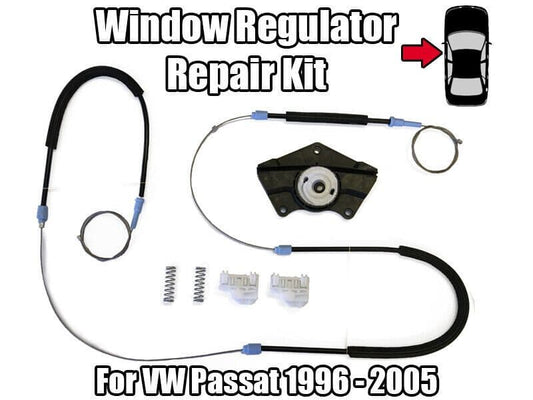 Window Regulator Repair Kit for VW Passat B5 Skoda Superb 96-05 Front Left Door