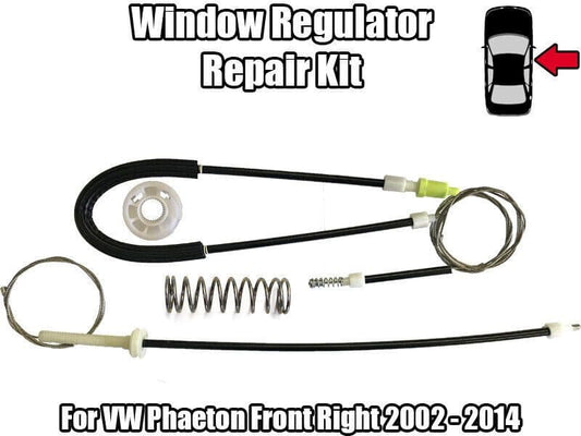 Window Regulator Repair Kit for VW Phaeton 2002-2014 Front Right Side