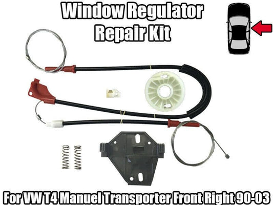 Window Regulator Repair Kit for VW T4 Transporter Front Right '90-'03
