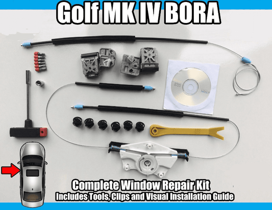 Window Repair Kit for VW Golf IV Bora Mk4 Front Left Side Electric  Metal